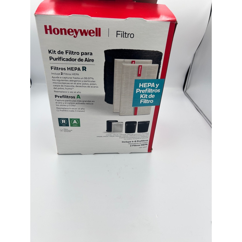 Honeywell Air Purifier Filter Kit 2 HEPA R Filters & A Pre-Filters HRF-ARVP